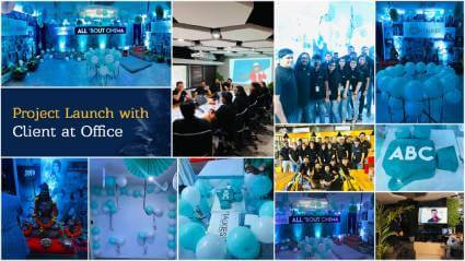 Project Launch with Client at Office